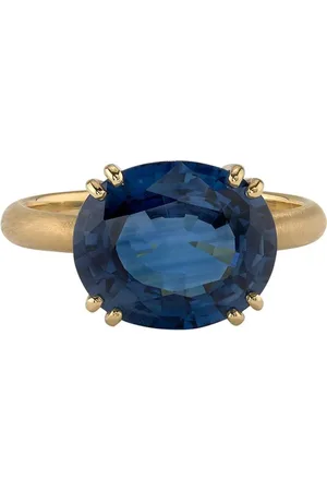 Irene Neuwirth 18kt yellow Gemmy sapphire ring