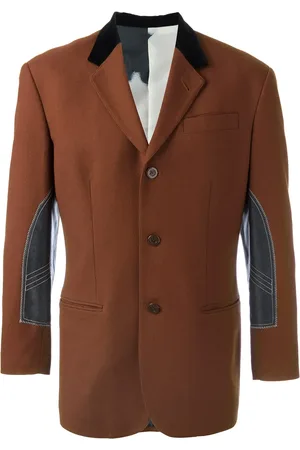 Jean Paul Gaultier Contrast lapel blazer