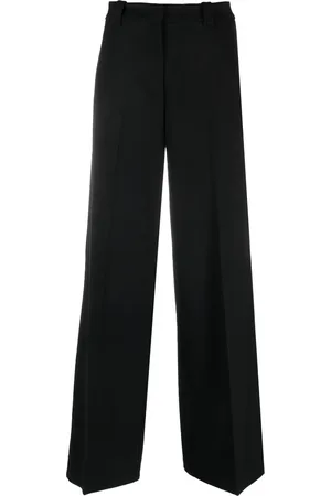 Pinko Pressed-crease wide-leg trousers