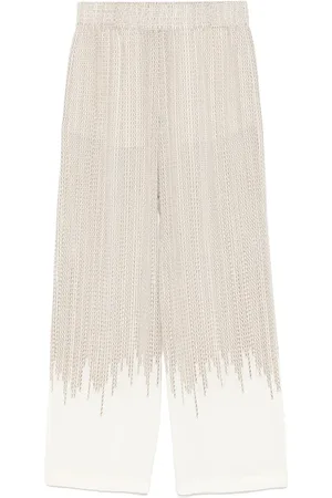 Victoria Beckham Geometric-pattern trousers