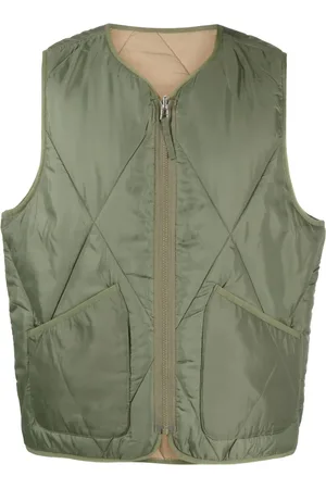 Universal Works Reversible diamond-quilted gilet