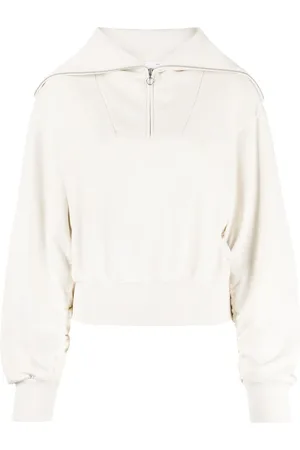 Izzue Logo-patch half-zip sweatshirt