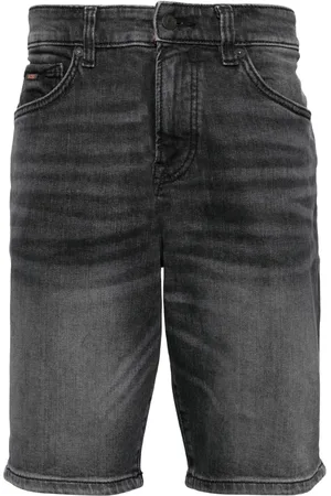 HUGO BOSS Straight denim shorts