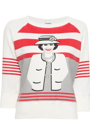 CHANEL 2001 mademoiselle long-sleeves sweatshirt
