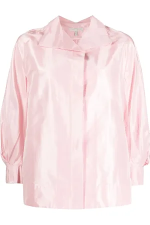 SHIATZY CHEN Wide collar silk shirt