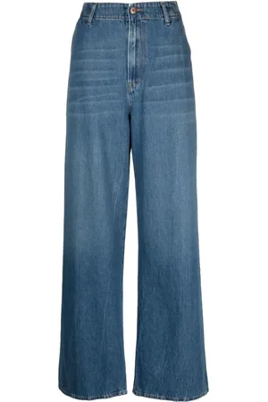 3x1 Wided-leg cotton jeans