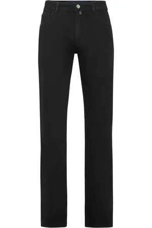 BILLIONAIRE Logo-embroidered straight-leg jeans