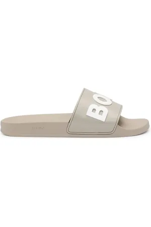 HUGO BOSS Logo-emed slides