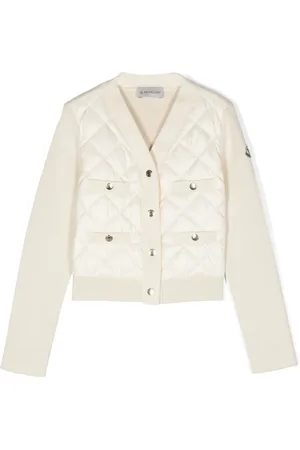 Moncler Quilted-detail press-stud cardigan