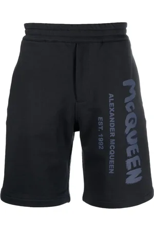 Alexander McQueen Graffiti-print track shorts