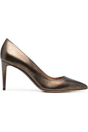 Ralph Lauren Armissa metallic-effect pumps
