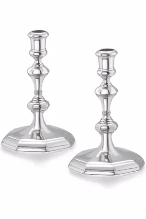 Pragnell 1710 Queen Anne Britannia candlesticks