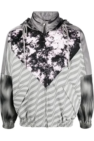 SONG FOR THE MUTE Graphic-print hooded jacket