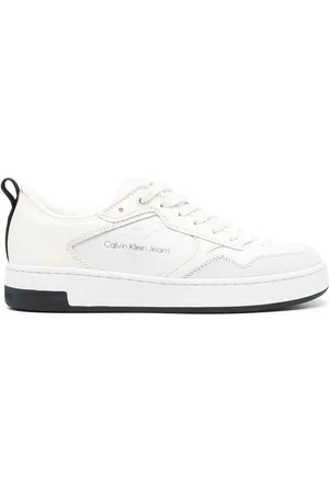 Calvin Klein Logo-debossed panelled sneakers