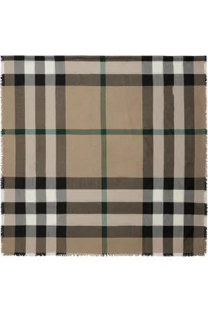 Burberry Raw-cut checked scarf