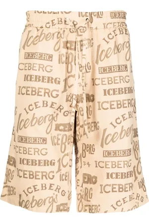 Iceberg Logo-print deck shorts