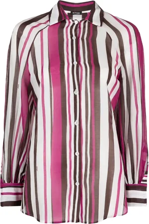 Kiton Striped cotton-silk shirt