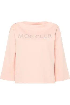 Moncler Logo-appliqué boat-neck sweatshirt
