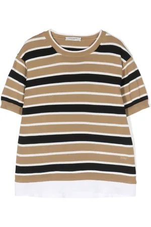 Paolo Pecora Stripe-pattern knitted T-shirt