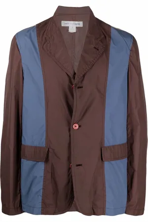 Comme des Garçons 1990s colour-block single-breasted jacket