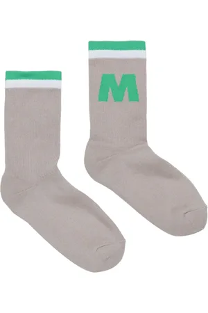 Marni Striped logo socks