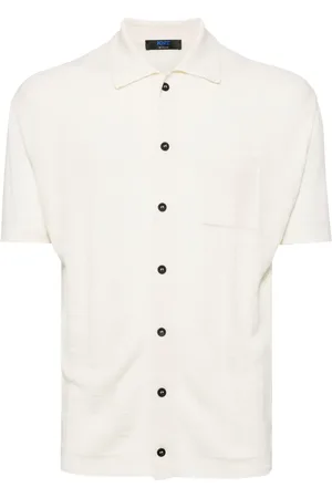 Kiton Short-sleeve knitted cardigan