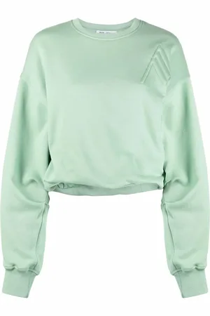The Attico Drop-shoulder silhouette sweatshirt