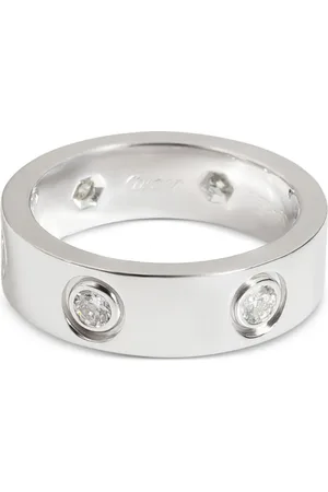 Cartier 18kt white gold Love diamond ring