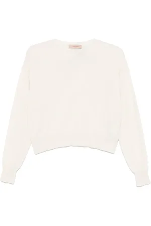 Twin-Set Crew-neck cashmere sweater