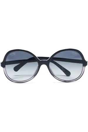CHANEL 2010 round-frame sunglasses