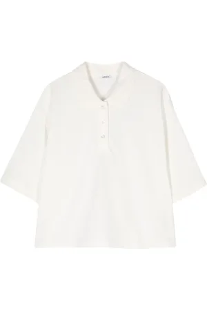 Aspesi Cotton cropped polo shirt