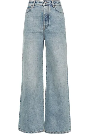 Loewe High-rise wide-leg jeans