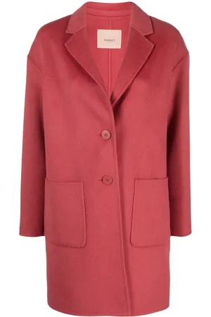 Twin-Set Single-breasted wool-blend coat