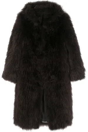 LISKA Press-stud shearling coat