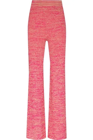 REMAIN Rib-knit wide-leg trousers