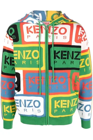 Kenzo Intarsia-logo knitted jumper