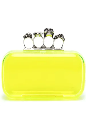 Alexander McQueen Skull knuckle-duster clutch bag