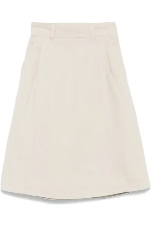 MARGARET HOWELL Twill-weave midi skirt