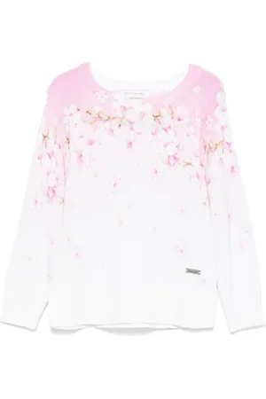 MONNALISA Floral-print sweater