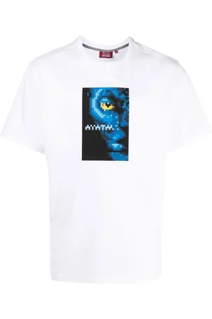 MOSTLY HEARD RARELY SEEN Blue People cotton T-shirt