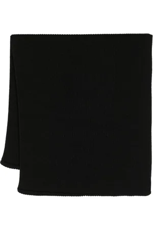 JULIUS Ribbed circular-design scarf