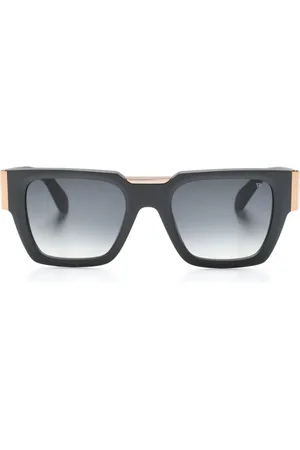Philipp Plein Logo-plaque square-frame sunglasses