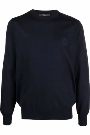 BILLIONAIRE Logo embossed jumper