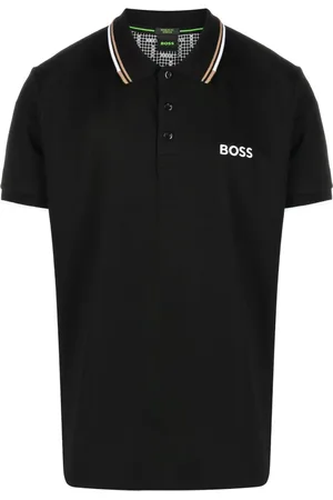 HUGO BOSS Logo-embroidered polo shirt