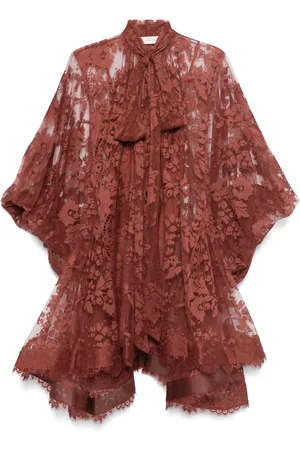 ZIMMERMANN Illustration mini dress