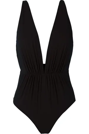 CLUBE BOSSA Clavert plunging neck one-piece