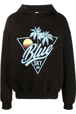 BLUE SKY INN Logo-print cotton hoodie