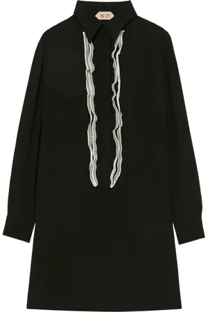 Nº21 Lace-trimmed minidress