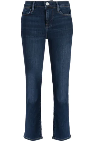 Frame Straight-leg cropped jeans