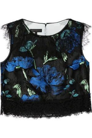 SHIATZY CHEN Libre Collection floral embroidery top